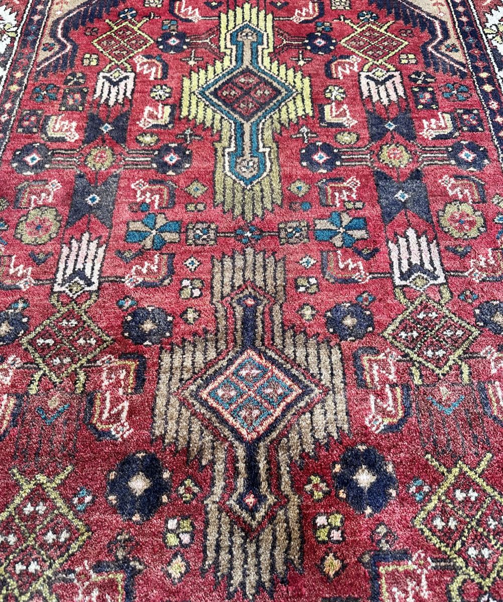 Hand-Knotted Tribal Persian Tajabad Rug