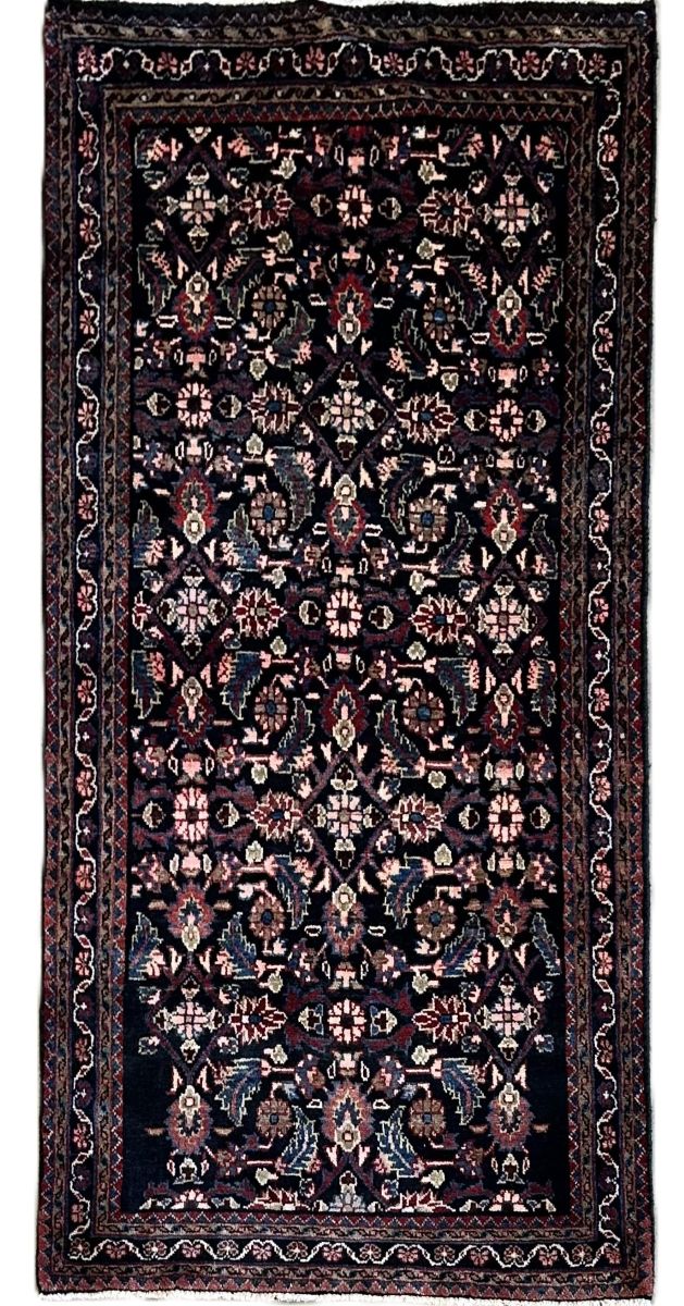 Hand-Knotted Tribal Persian Malayer Runner