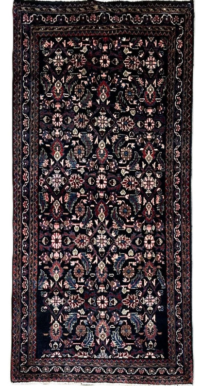 Hand-Knotted Tribal Persian Malayer Runner