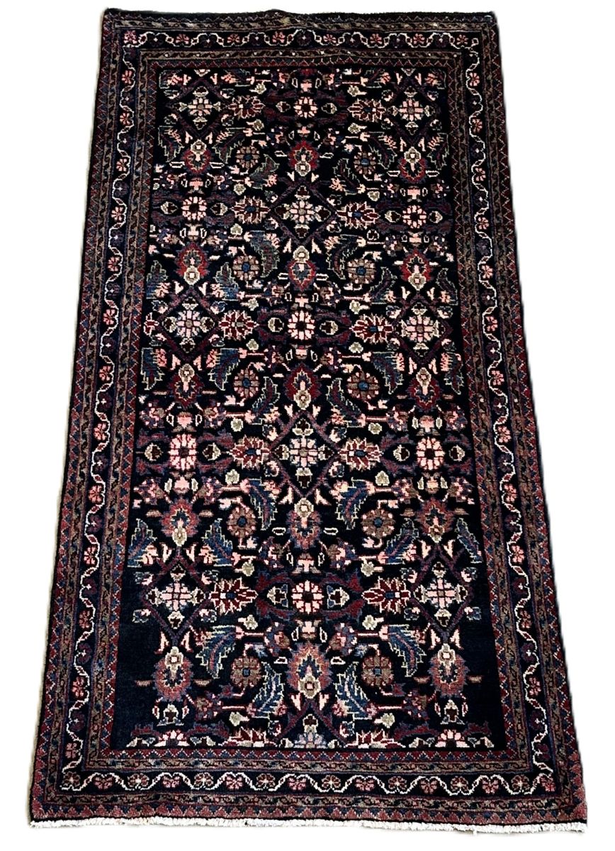 Hand-Knotted Tribal Persian Malayer Runner