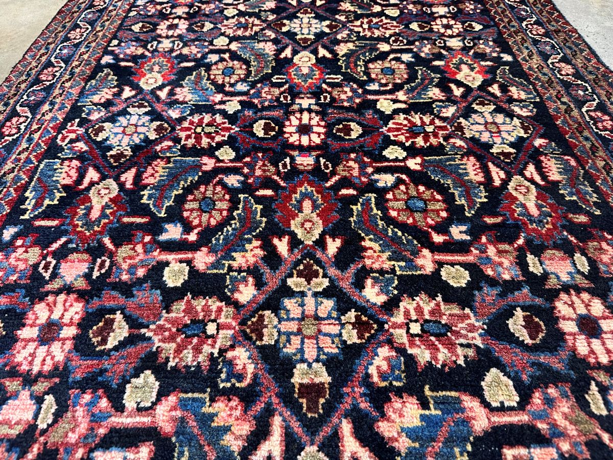 Hand-Knotted Tribal Persian Malayer Runner