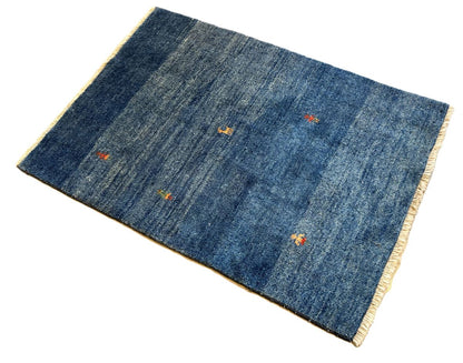 Hand-Knotted Tribal Persian Gabbeh Rug