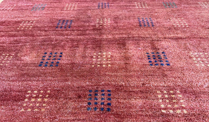 Hand-Knotted Tribal Persian Gabbeh Rug