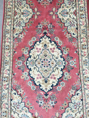 Handmade Persian Kashan Runner