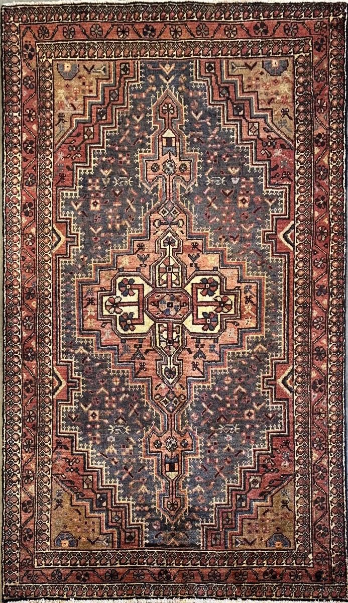 Hand-Knotted Tribal Persian Toyserkan Rug