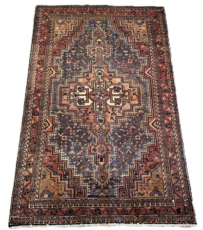 Hand-Knotted Tribal Persian Toyserkan Rug