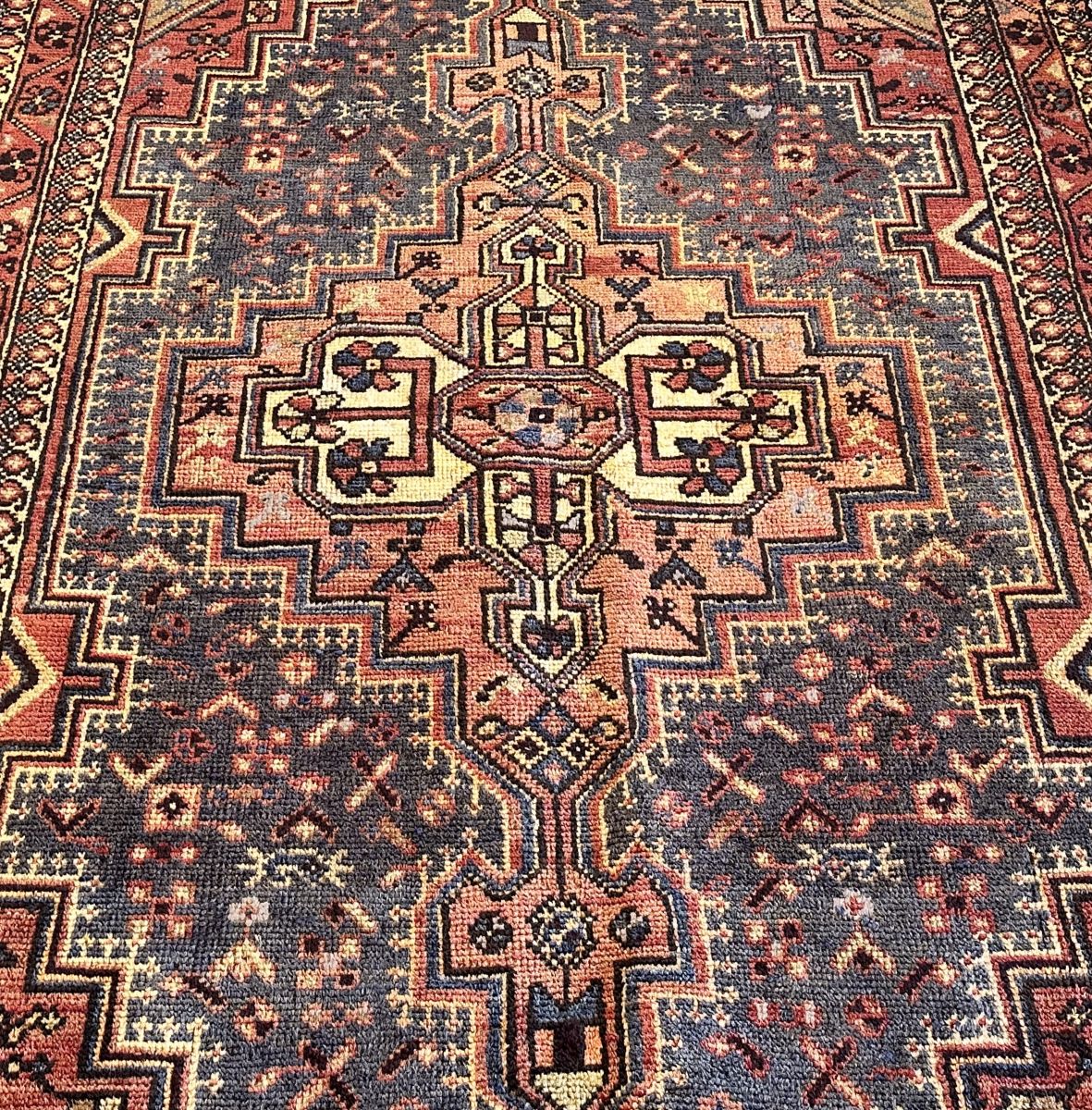 Hand-Knotted Tribal Persian Toyserkan Rug