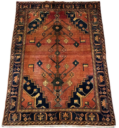 Hand-Knotted Tribal Persian Luri Rug