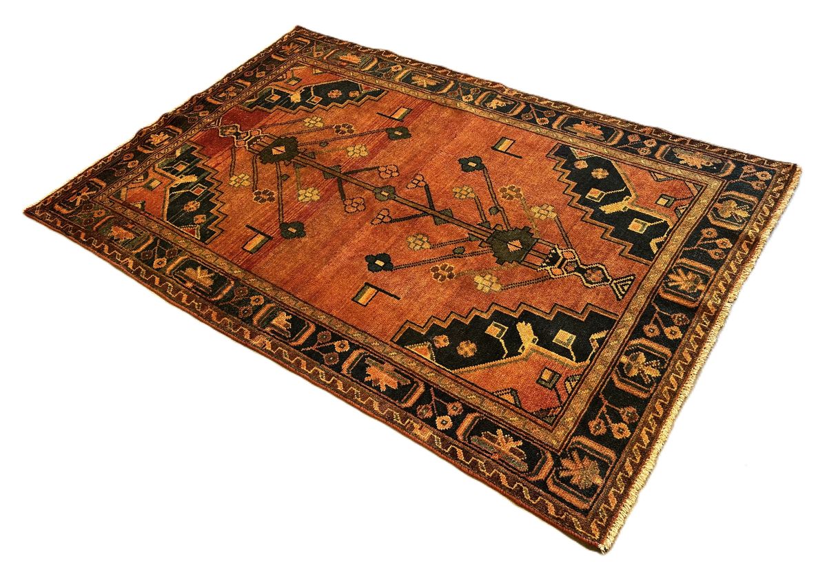 Hand-Knotted Tribal Persian Luri Rug