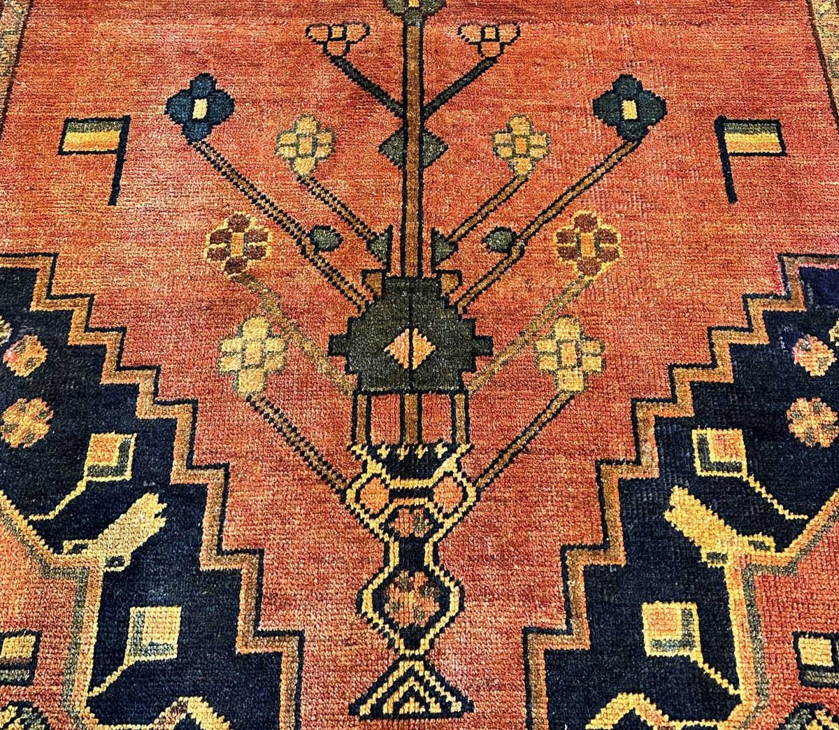 Hand-Knotted Tribal Persian Luri Rug