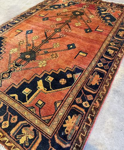 Hand-Knotted Tribal Persian Luri Rug