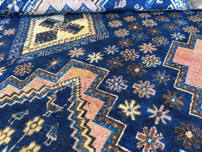 Hand-Knotted Tribal Persian Afshar Rug