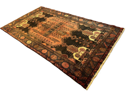 Hand-Knotted Tribal Persian Shahsavan Rug