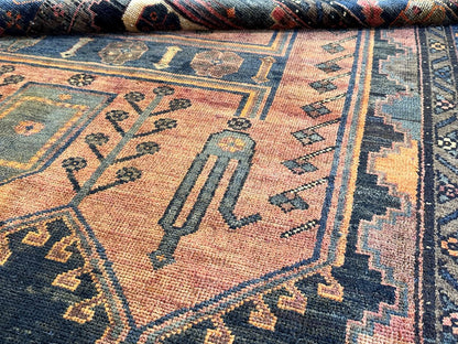 Hand-Knotted Tribal Persian Shahsavan Rug