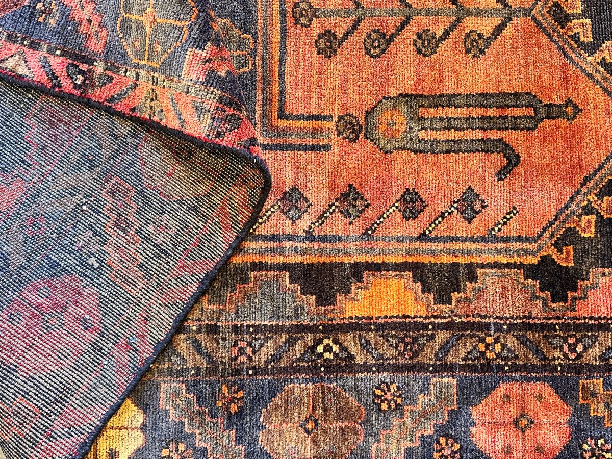 Hand-Knotted Tribal Persian Shahsavan Rug