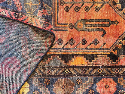 Hand-Knotted Tribal Persian Shahsavan Rug