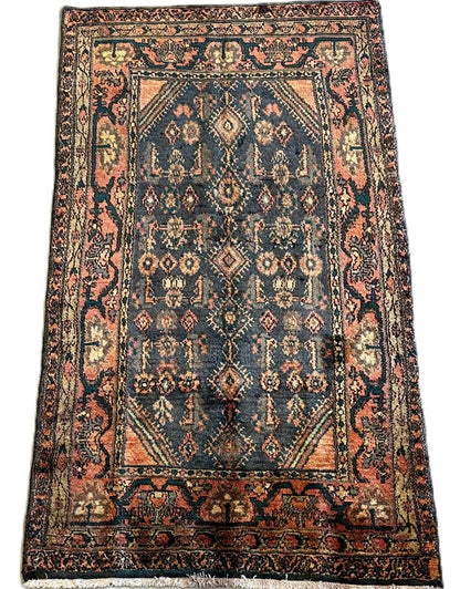 Hand-Knotted Tribal Persian Luri Rug