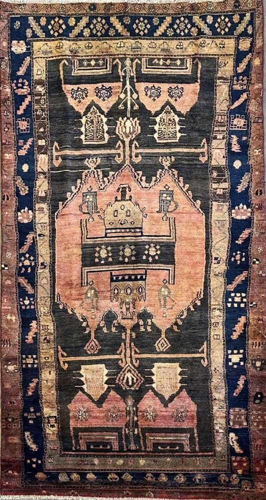 Hand-Knotted Tribal Persian Shahsavan Rug