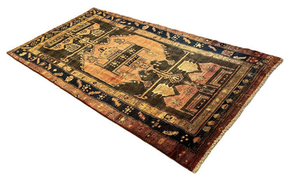 Hand-Knotted Tribal Persian Shahsavan Rug