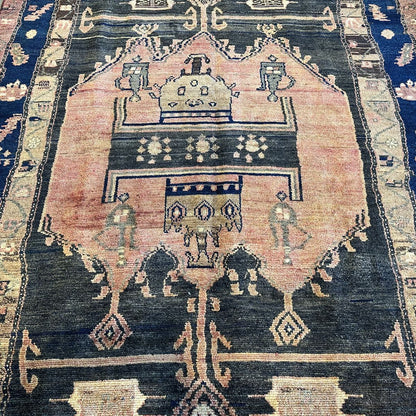 Hand-Knotted Tribal Persian Shahsavan Rug