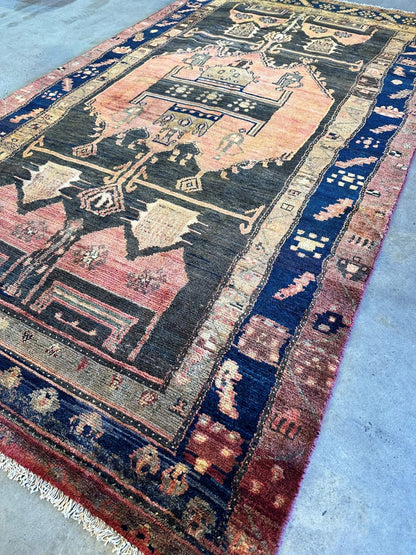 Hand-Knotted Tribal Persian Shahsavan Rug