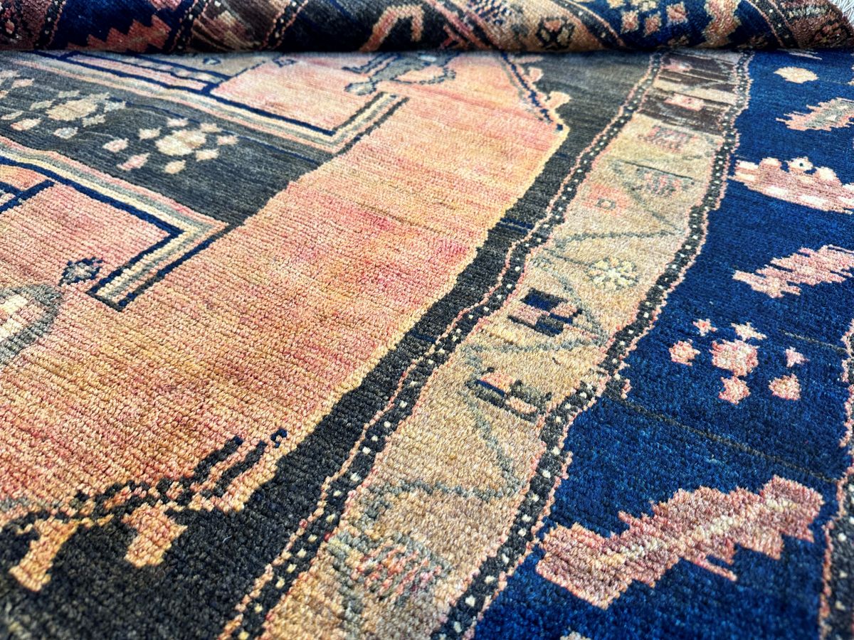 Hand-Knotted Tribal Persian Shahsavan Rug