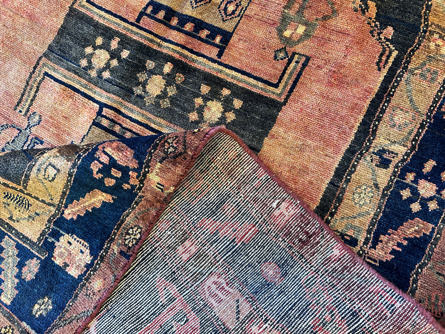 Hand-Knotted Tribal Persian Shahsavan Rug