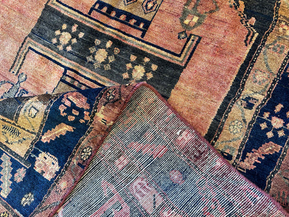 Hand-Knotted Tribal Persian Shahsavan Rug