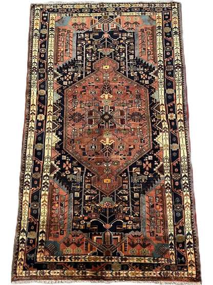Hand-Knotted Tribal Persian Toyserkan Rug