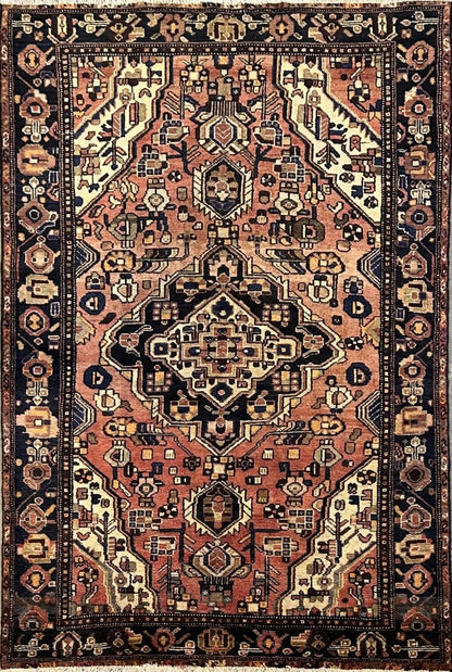 Hand-Knotted Tribal Persian Borchalou Rug