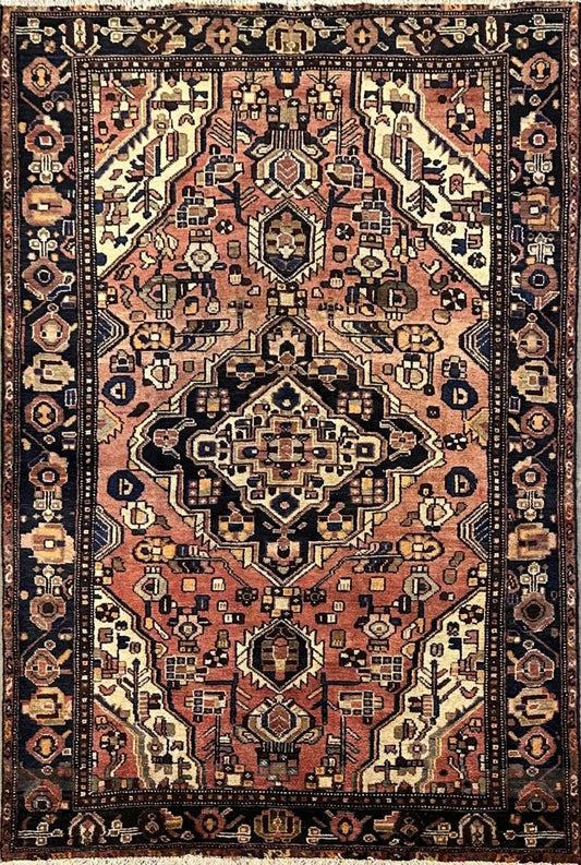 Hand-Knotted Tribal Persian Borchalou Rug