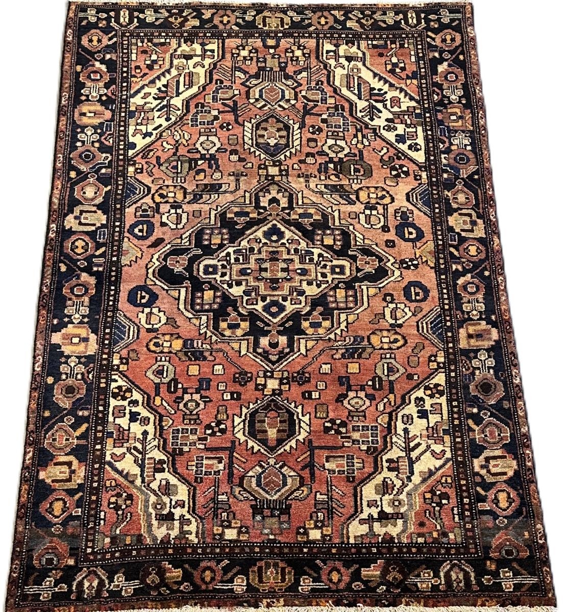 Hand-Knotted Tribal Persian Borchalou Rug