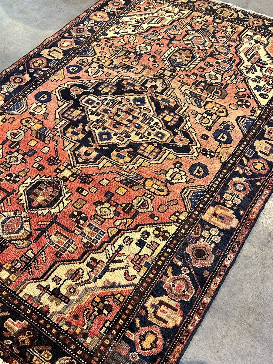 Hand-Knotted Tribal Persian Borchalou Rug