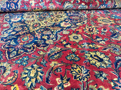 Circa 1960s Hand-Knotted Persian Kashan Carpet