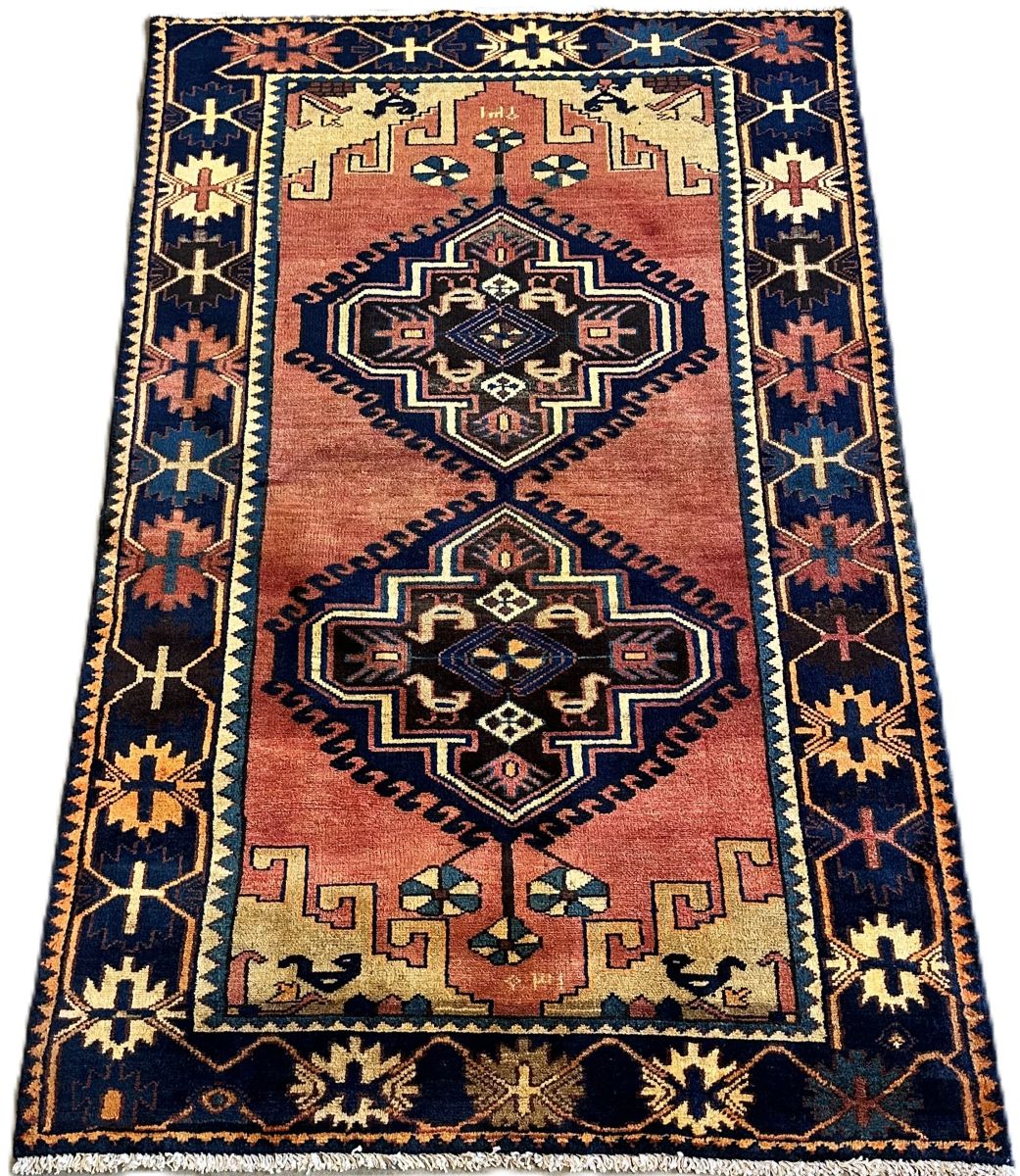 Hand-Knotted Tribal Persian Luri Rug