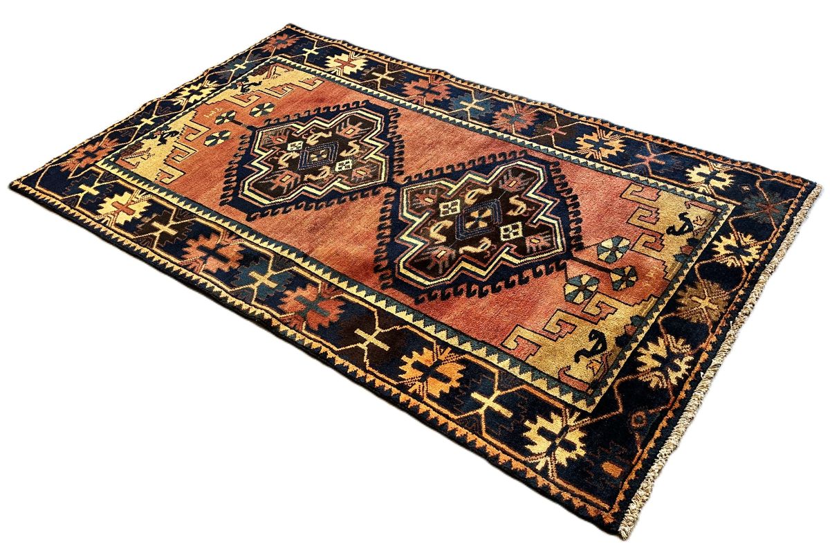 Hand-Knotted Tribal Persian Luri Rug