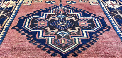 Hand-Knotted Tribal Persian Luri Rug