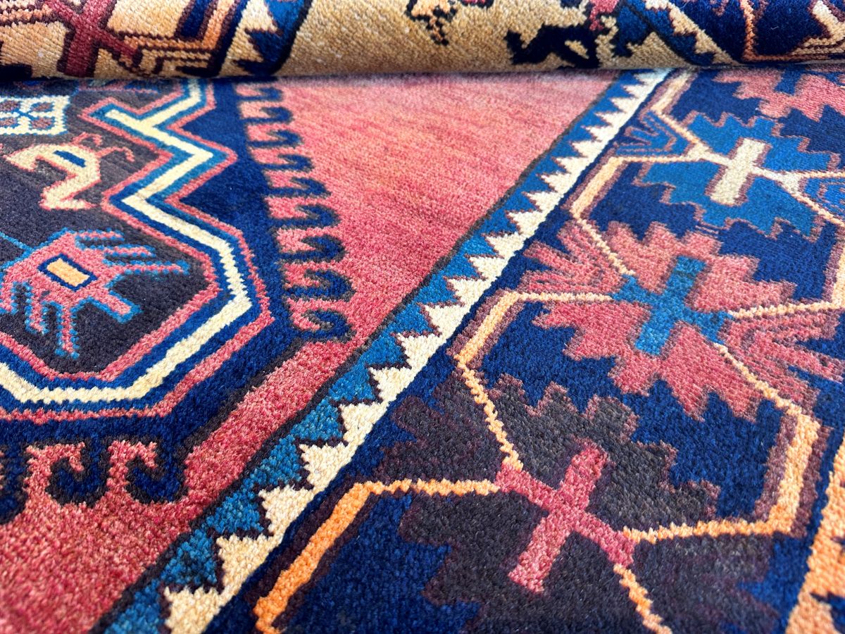 Hand-Knotted Tribal Persian Luri Rug