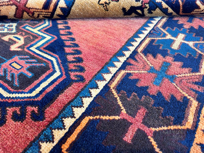 Hand-Knotted Tribal Persian Luri Rug