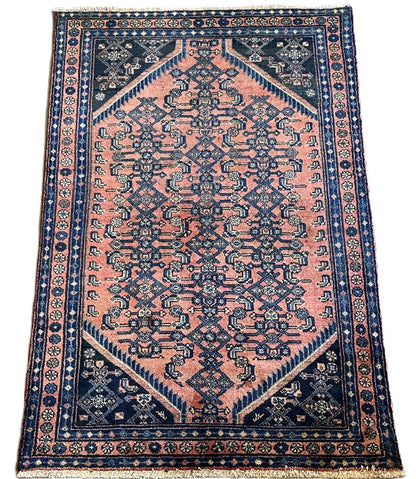 Hand-Knotted Tribal Persian Luri Rug