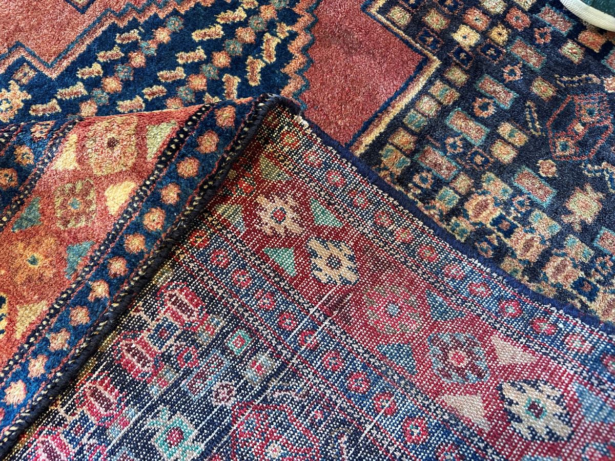 Hand-Knotted Tribal Persian Senneh Sanandaj Rug