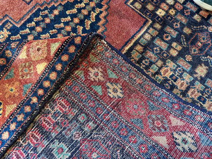 Hand-Knotted Tribal Persian Senneh Sanandaj Rug