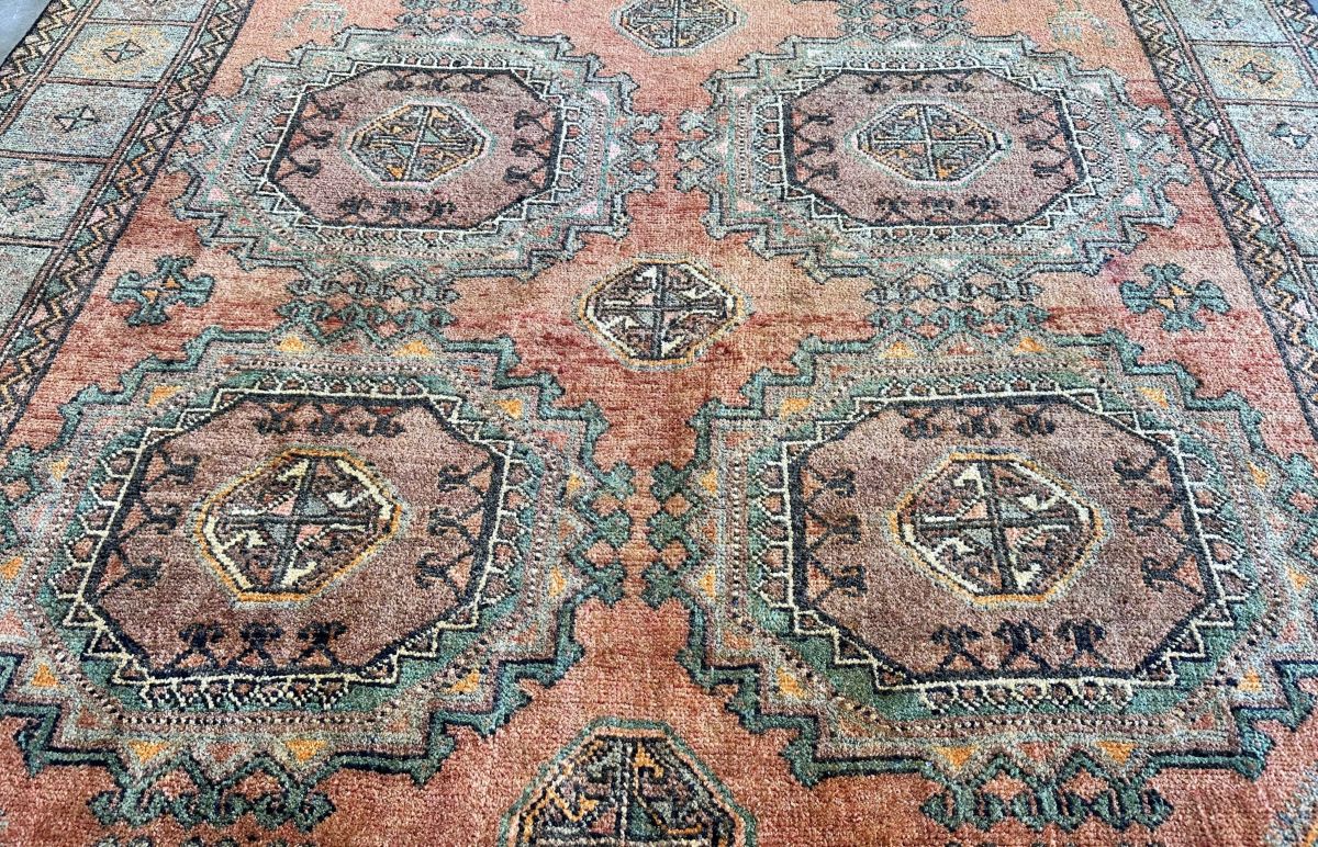 Hand-Knotted Tribal Persian Shirvan Rug