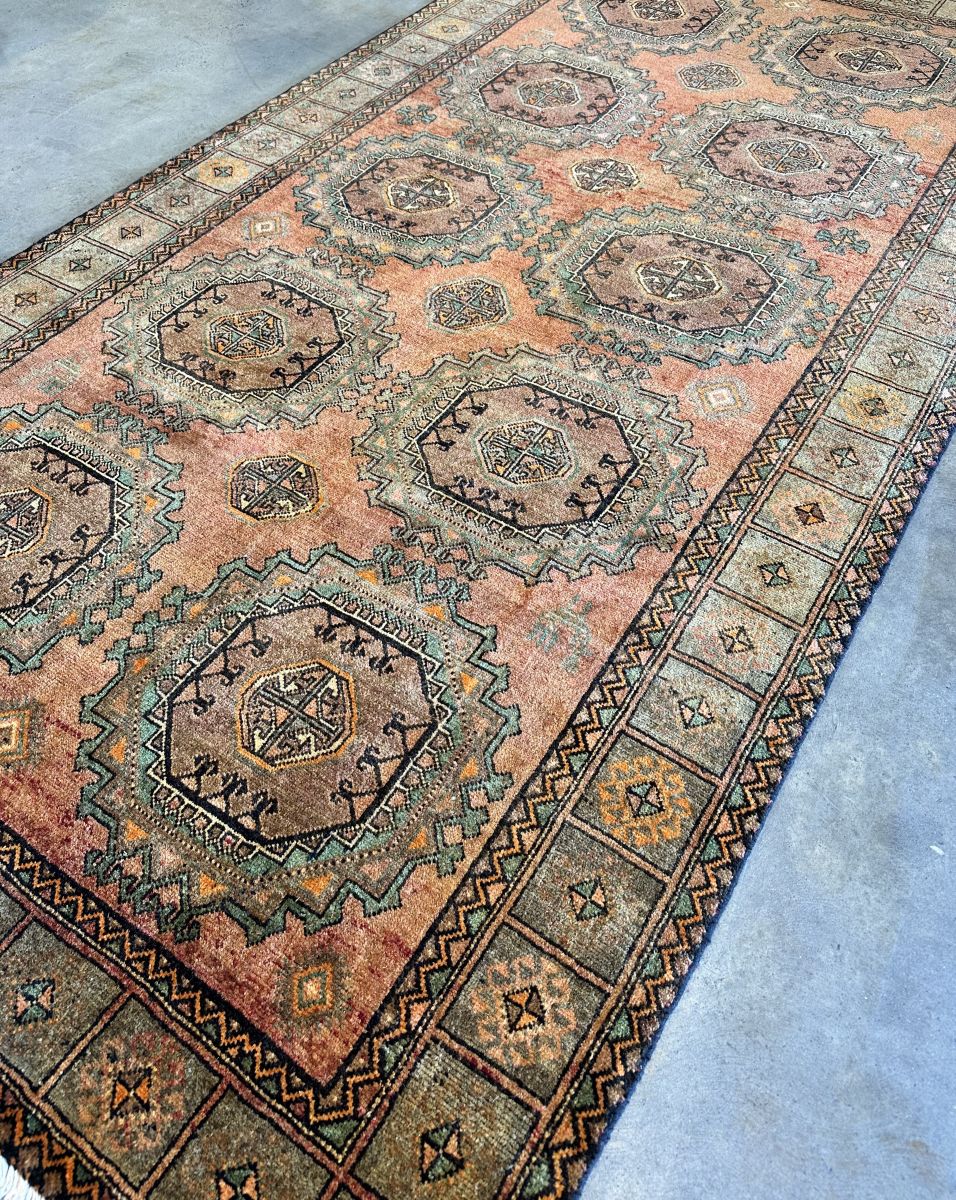 Hand-Knotted Tribal Persian Shirvan Rug