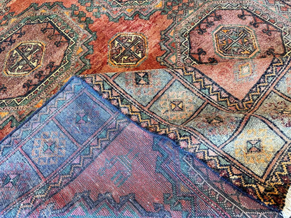 Hand-Knotted Tribal Persian Shirvan Rug