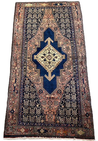 Hand-Knotted Tribal Persian Senneh Sanandaj Rug