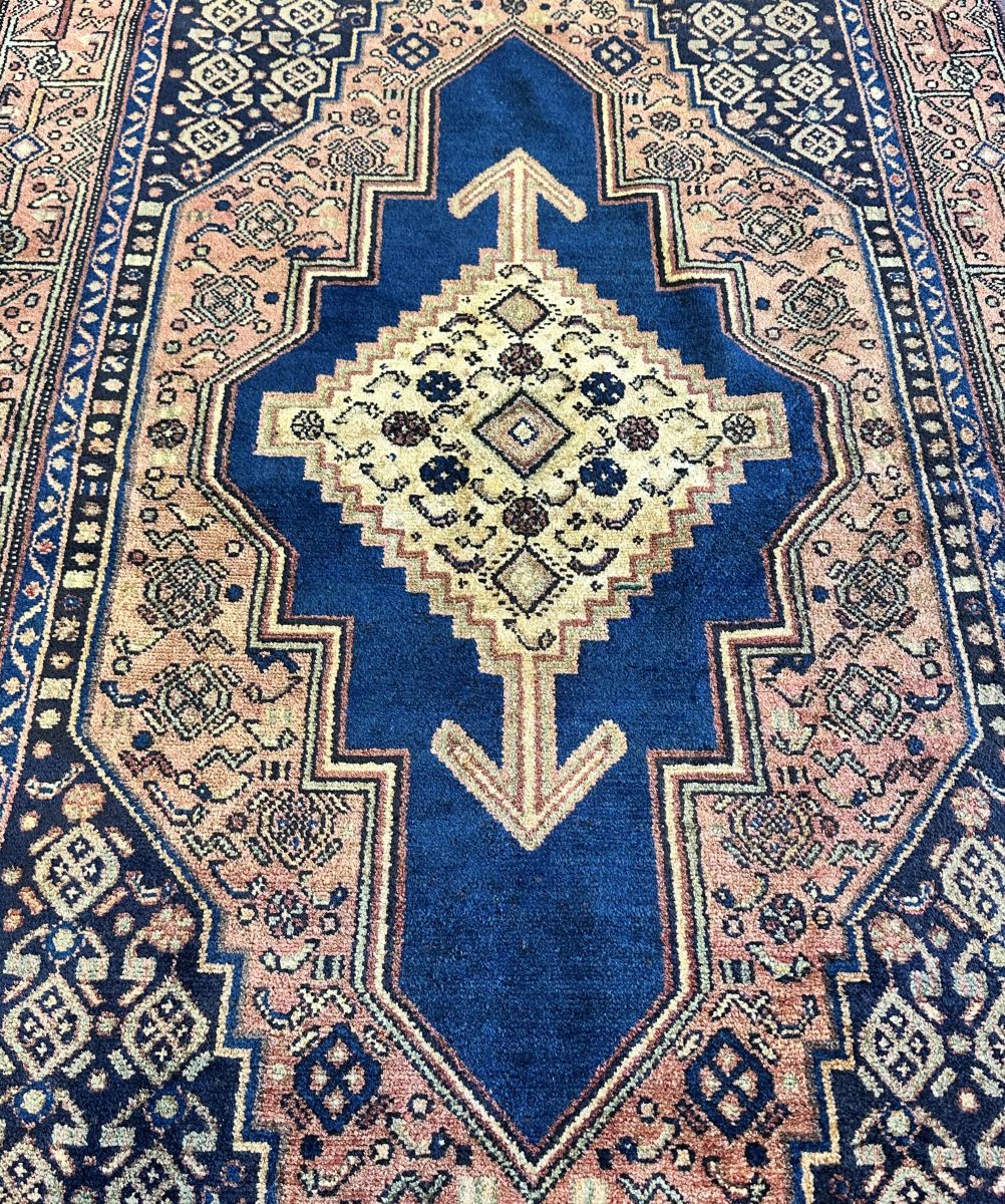 Hand-Knotted Tribal Persian Senneh Sanandaj Rug