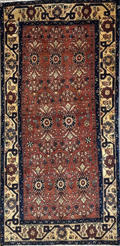 Hand-Knotted Tribal Persian Khorramabad Rug