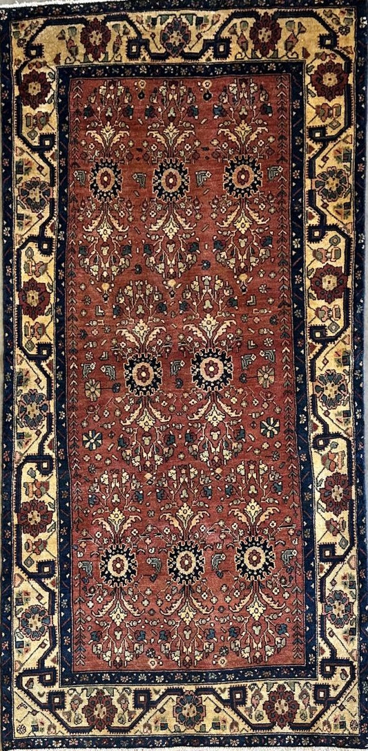 Hand-Knotted Tribal Persian Khorramabad Rug