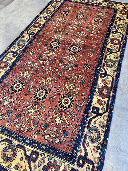 Hand-Knotted Tribal Persian Khorramabad Rug
